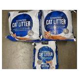 Lot of 3 Scented Cat Litter Bags