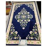 Nourison Washable Accent Rug 26x45 Inch Floral Design