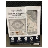 Wyatt & Ash Machine Washable Area Rug 5ft 3in x 7ft 5in