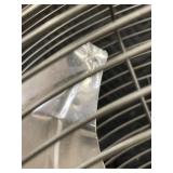 Masterforce Industrial 3-Speed Floor Fan with damaged blade, works needs repaired