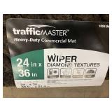 TrafficMaster Heavy-Duty Commercial Mat 24x36 in Diamond Texture
