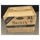 Case of 10 Boxes Skintx XL Black Nitrile Examination Gloves