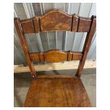 Wooden Side Chair with Spindle Legs