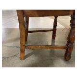 Wooden Side Chair with Spindle Legs
