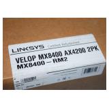 New in Box!  LinkSys VELOP Wi-Fi Mesh WiFi - 2 Pack MX8400 AX4200 (2 PK) MX8400-RM2 New in Box!  LinkSys VELOP Wi-Fi Mesh WiFi - 2 Pack MX8400 AX4200 (2 PK) MX8400-RM2