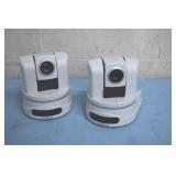 Pair of Vaddio PowerView HD-22 Robotic Remote Controllable Pan Tilt Zoom Video Cameras Pair of Vaddio PowerView HD-22 Robotic Remote Controllable Pan Tilt Zoom Video Cameras