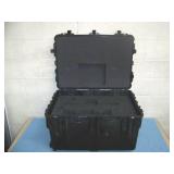 Large Heavy Duty Foam-Lined ATA-Rated Waterproof Travel Equipment Case with Telescoping Handle & Wheels Large Heavy Duty Foam-Lined ATA-Rated Waterproof Travel Equipment Case with Telescoping Handle & Wheels