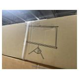 New in Box!  100" Diagonal Portable Video Projection Screen - Matte White 16:9 Tripod or Wall Mounted New in Box!  100" Diagonal Portable Video Projection Screen - Matte White 16:9 Tripod or Wall Mounted