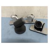 Logitech and Polycom Pan Tilt Zoom Video Camera LOT Logitech and Polycom Pan Tilt Zoom Video Camera LOT