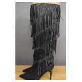 Black Bling High Heels by International Concepts Size 8.5 M $49.99 Retail - Brand New