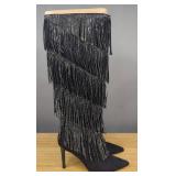 Black Bling High Heels by International Concepts Size 8.5 M $49.99 Retail - Brand New
