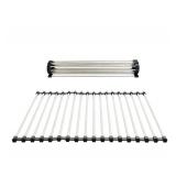 Steel Sensation Over-Sink Roll-Up Dish Drying Rack - Brand New