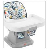 Fischer Price Space Saver High Chair Navy Foliage Infant to Toddler Dining Chair $62.99 Retail - Brand New