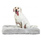 Large Cushioned Dog Bed Grey $39.99 Retail - Brand New