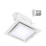 Vivosun Bathroom Exhaust Fan with Light Shower Ventilation Exhaust 6500K LED Light Combo $75.99 Retail - Brand New