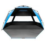 Outdoor Master Beach Tent with Blackout Shelter Technology 4 Person Tent with UV Protection $64.99 - Brand New