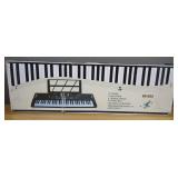 61 Key Digital Piano with Music Sheet Stand and Microphone
