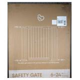 Baby Gate Black 27" to 43" for Doorways and Stairs Mounting Bracket System $69.99 Retail - Brand New