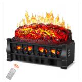 Electric Log Fireplace Heater 21" Vintage Design Portable 750W-1500W $83.99 Retail - Brand New