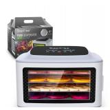 Compact Food Dehydrator with 4 Shelves Stainless Steel Trays Digital Timer $69.99 Retail - Brand New