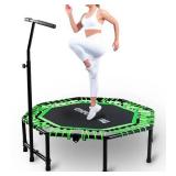 Bunworld Fitness Trampoline 48" Black and Green $139.99 Retail - Brand New