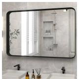 VooBang 24" x 36" Black Mirror for Horizontal or Vertical Hanging $69.99 Retail - Brand New