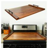 Noodle Board Stove Cover Acacia Wood $69.99 Retail - Brand New
