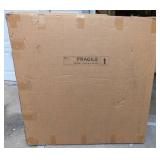 Large 36" Round Black Wall Mirror $166.99 Retail - Brand New