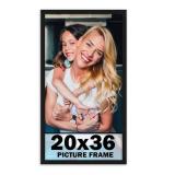 Black Photo Frame 20" x 36"  Modern Photo Frame $71.99 Retail - Brand New