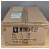 2 Pack Modern Black Pendant Lighting Clear Glass for Ceiling $39.99 Retail - Brand New