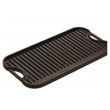 Lodge 20" x 10.44" Pro Grid Reversible Cast Iron Grill/Griddle $49.99 Retail - Brand New