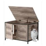 Run Lexi Wooden Cat Litter Box Enclosure Furniture $129.99 Retail - Brand New