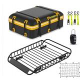 Kairay Roof Rack Cargo Basket Luggage Carrier Waterproof $199.99 Retail - Brand New