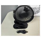 Twin Window Fan. Intertek Model BN-7WD 21.5" Wide x 12" tall and 6" Clip Fan with Cord