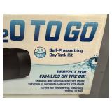 H2O to Go 3.8 Gallon Self-Pressurizing Day Tank Kit.