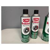 Three 14oz Can CRC Brakleen Brake Parts Cleaner
