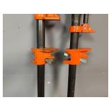 Two Pipe Clamps/Bar Clamps ~ 48" Long
