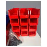 Stackable Storage Bins (2 Sizes - smaller are Akro-Mills)