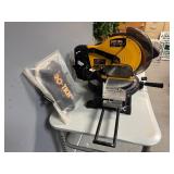 Pro-Tech 10" Compound Mitre Saw. Includes: Extension Arms, Stop Fence Plate and Clamp Assembly, Instruction Book