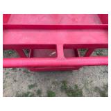 Red Uline Cart (45" to handle x 25 3/4" x 33" Tall)