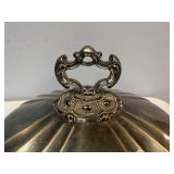 Vintage Silver-Plated Meat Dome/Meat Cloche. 17" x 13.5" x 9" Deep