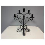 Vintage Wrought Iron Candlabra