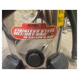 Alton Stainless Steel Wet/Dry Vac.  16 Gallon 6.5 HP