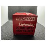 Federal .22 Long Rifle High Velocity Cartridges (Qty 500)