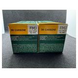 Lellier & Bellot FMJ 30 Carbine (2 Boxes - 50 Cartridges each)