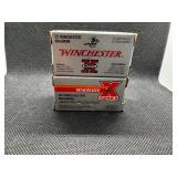Winchester Magnum 22 Super X Jacketed Hollow Point. Two Boxes. 50 Cartridges per Box.