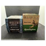 Federal .410 Hi-Brass Load Game Shok (24 Shells) and Remington .410 Game Load Plastic Shotshells (20 shells)