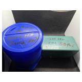 223 Rifle HD and FMJ Ammo - Loose in blue container quantity 40) and .223 FMJ (green case quantity 50)