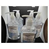 Box of 100 Large Nitrile Gloves and Five 12 oz Bottles of Equate Hand Sanitizer