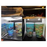 Four Cool 3D 32 oz Wildlife Plastic Cups